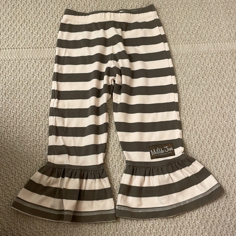 Matilda Jane Ruffle Knit Crops sz 4